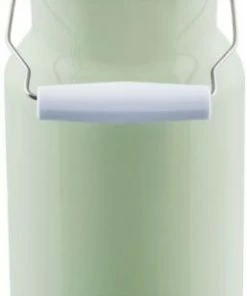 Riess Emaille Riess Milchkanne Aus Emaille In Nilgrün