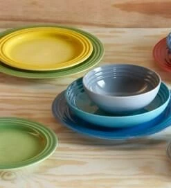 Le Creuset Frühstücksteller In Karibik (B-Ware - Sehr Guter Zustand) -Wesco store 04 LeCreuset neu 24