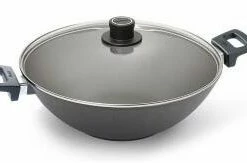 Woll Wok Inductionline Aus Aluminiumguss, 36 Cm -Wesco store 1136NLmitDeckel 2