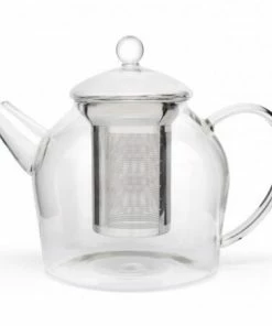 Bredemeijer Glas-Teekanne Minuet Santhee Mit Edelstahlfilter 1,2 Liter