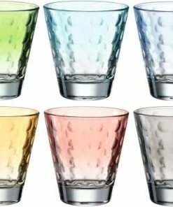Leonardo Trinkglas OPTIC 6 Stück Sortiert 215 Ml Pastell