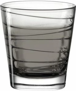 Leonardo Trinkglas VARIO STRUTTURA 250 Ml Anthrazit, 6er-Set