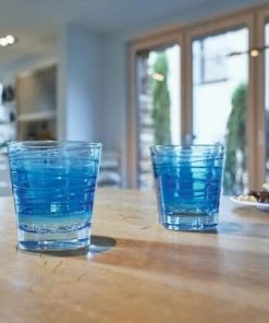 Leonardo Trinkglas VARIO STRUTTURA 250 Ml Blau, 6er-Set