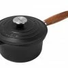 Le Creuset Profitopf Mit Holzgriff In Schwarz