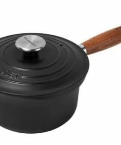 Le Creuset Profitopf Mit Holzgriff In Schwarz
