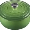Le Creuset Bräter SIGNATURE Rund In Bamboo Green 24 Cm / 4,2 L