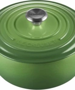 Le Creuset Bräter SIGNATURE Rund In Bamboo Green 24 Cm / 4,2 L