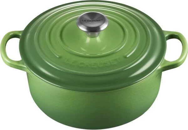Le Creuset Bräter SIGNATURE Rund In Bamboo Green 20 Cm / 2,4 L 3 Le Creuset Bräter SIGNATURE Rund In Bamboo Green 20 Cm / 2,4 L