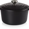 Le Creuset Hoher Bräter Signature Rund, 24 Cm In Schwarz 24 Cm / 5 L -Wesco store 21195240000430