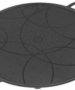 Kuhn Rikon Spritzschutz Silikon Schwarz 26cm