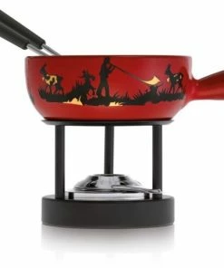 Kuhn Rikon Mini Käsefondue Set Alphornbläser 15cm -Wesco store 211 32033 psf