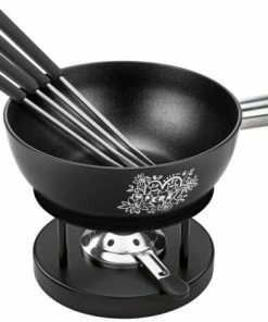 Kuhn Rikon Käsefondue Set Alpenliebe 22cm