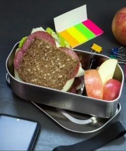 Lurch Lunchbox Brotdose Edelstahl -Wesco store 215 RS3652 240937 Lunchbox Brotdose Edelstahl Brotzeit scr