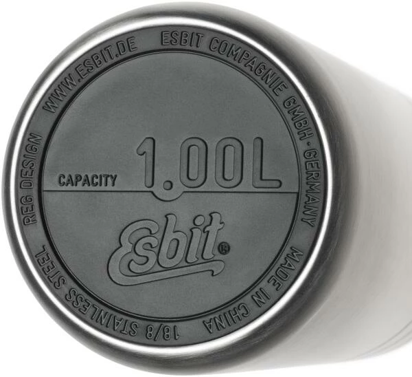 Esbit MAJORIS Edelstahl Weithals Isolierflasche, 1L 4 Esbit MAJORIS Edelstahl Weithals Isolierflasche, 1L – Bild 2