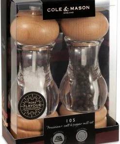 Cole & Mason 105 Salz- Und Pfeffermühlen Set, 16,5cm -Wesco store 220 H10538P 105 GS 165mm Bch Precision Front Angled