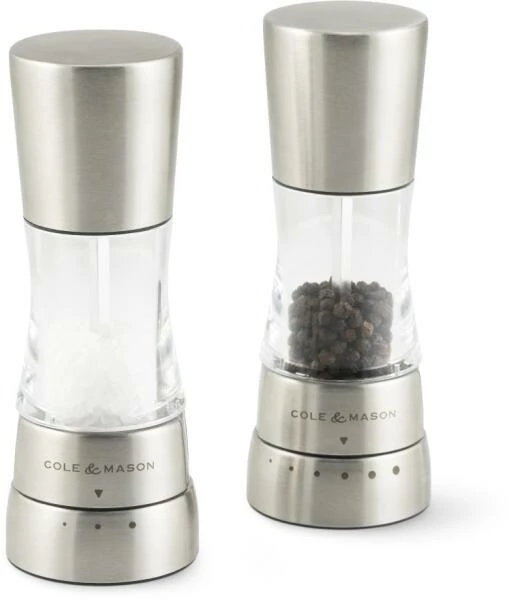 Cole & Mason Derwent Mini Salz- Und Pfeffermühle Geschenkset, 15,7 Cm