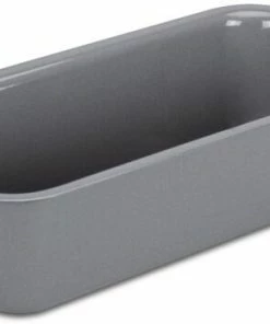 Städter We Love Baking Brotbackform 26 X 11,5 Cm / H 7,5 Cm Silber Emaill 1.700 Ml