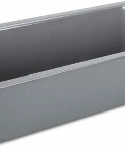 Städter We Love Baking Brotbackform 35 X 14,5 Cm / H 8,5 Cm Silber Emaill 3.000 Ml