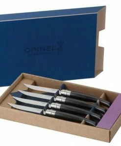 Opinel Steakmesser-Set Table Chic Ebenholz, 4-teilig