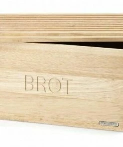 Continenta Brotkasten Aus Gummibaumholz Mit Integriertem Schneidebrett (B-Ware - Sehr Guter Zustand) 13 Continenta Brotkasten Aus Gummibaumholz Mit Integriertem Schneidebrett (B-Ware - Sehr Guter Zustand) -Wesco store 3141 2 l