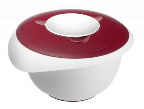 Westmark Rührschüssel Mit Zweigeteiltem Deckel In Dunkelrot 2,5 L / Ca. 12,5 Cm 3 Westmark Rührschüssel Mit Zweigeteiltem Deckel In Dunkelrot 2,5 L / Ca. 12,5 Cm