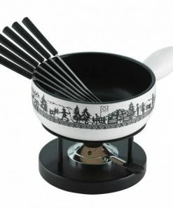 Kuhn Rikon Käsefondue Set Alpweide, 9-teilig