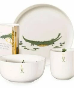 ASA Kindergeschirrset 5tlg. Kids Croco Krokodil