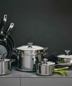 Le Creuset Topfset 3-ply PLUS, 5-teilig -Wesco store 3 ply PLUS 8 neu 1 l