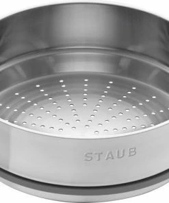 Staub Cocotte Rund Aus Gusseisen Mit Dämpfeinsatz In Basilikum 10 Staub Cocotte Rund Aus Gusseisen Mit Dämpfeinsatz In Basilikum -Wesco store 40510606 3 2