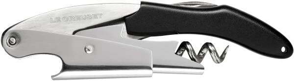 Le Creuset Screwpull Kellnermesser WT-130 Schwarz 3 Le Creuset Screwpull Kellnermesser WT-130 Schwarz