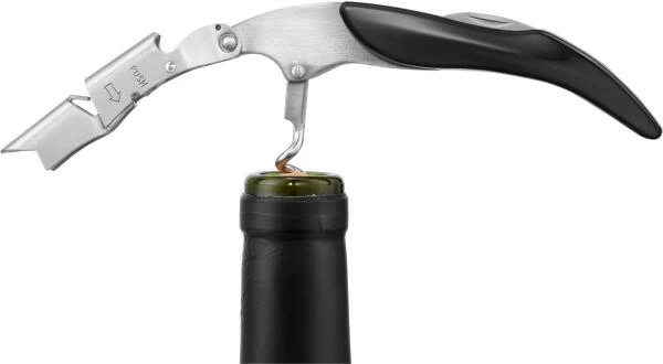 Le Creuset Screwpull Kellnermesser WT-130 Schwarz 5 Le Creuset Screwpull Kellnermesser WT-130 Schwarz – Bild 3