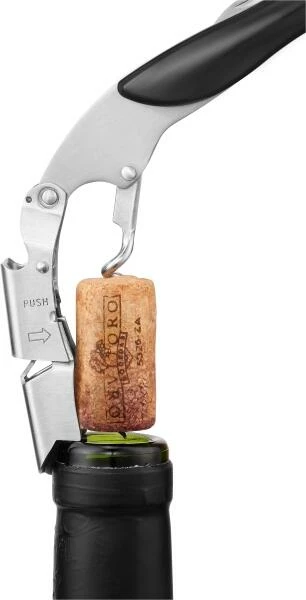 Le Creuset Screwpull Kellnermesser WT-130 Schwarz 9 Le Creuset Screwpull Kellnermesser WT-130 Schwarz – Bild 7