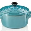 Le Creuset Mini Cocotte In Karibik Metallic -Wesco store 61901107650034