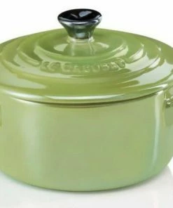 Le Creuset Mini Cocotte In Palm Metallic