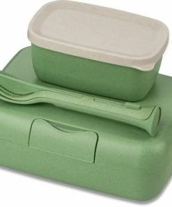 Koziol Lunch Box Candy Ready Mit Besteck-Set In Grün