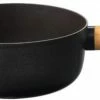 Stöckli Käsefondue-Caquelon Emotion Mit Holzgriff, Schwarz 23 Cm / 3,3 L 2 Stöckli Käsefondue-Caquelon Emotion Mit Holzgriff, Schwarz 23 Cm / 3,3 L -Wesco store 7421 14H 1