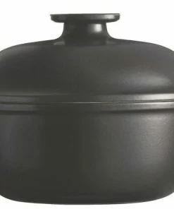 Emile Henry Schmortopf Delight Rund In Ardoise 27 Cm / 19,5 Cm / 4 Liter -Wesco store 776620 Schmortopf Profile 1