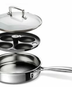 Le Creuset Sauté-Pfanne 3-ply Mit Pochiereinsatz -Wesco store 96204220001000 1