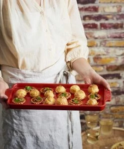 Appolia Vorspeisenplatte 40 Cm In Rot -Wesco store APPOLIA mignardises rouge 60725 PIXEL BECHAMEL