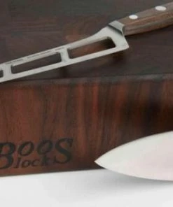 Boos Blocks Hackbrett Aus Walnuss, 38 X 38 Cm -Wesco store Boos Cheese Block w Guede Cheese Knives 1 l