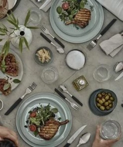 Victorinox Swiss Modern Besteck-Set Mit Steakmessern, 12-teilig, Schwarz -Wesco store CUT 6 9093 12W 24 G 1