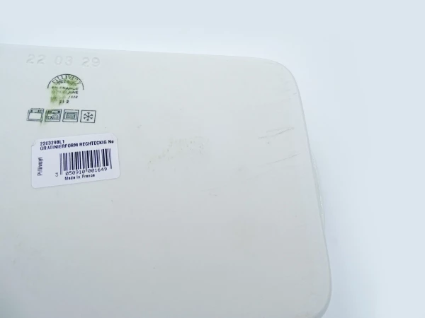 Pillivuyt Gratinierform Rechteckig, 1,35 Liter (B-Ware - Guter Zustand) 7 Pillivuyt Gratinierform Rechteckig, 1,35 Liter (B-Ware - Guter Zustand) – Bild 5