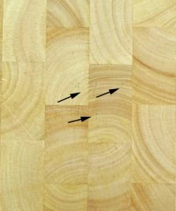 Continenta Schneidebrett Aus Gummibaum Stirnholz Mit Schublade, 39 X 27 X 6 Cm (B-Ware - Guter Zustand) -Wesco store DSC02366