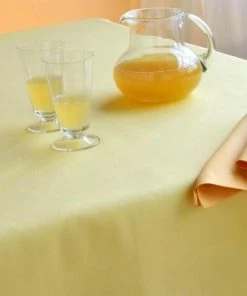 Schlitzer Leinen Tischdecke Domaine In Lotus 130 X 170 Cm