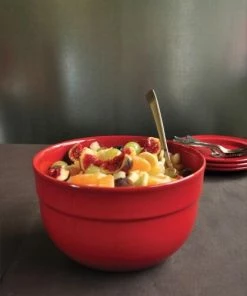 Emile Henry Hohe Rührschüssel In Fusain 17,5 Cm/ 2 L -Wesco store EH 652X Amb BolPreparation Bowl FruitSalad V