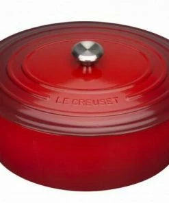 Le Creuset Bräter Signature Oval, 40 Cm (Gänsebräter) In Kirschrot