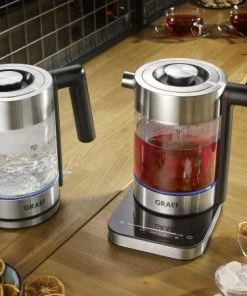 Graef Glaswasserkocher WK350 Mit Temperatureinstellung & Teesieb -Wesco store Graef Mood WK300 WK350 RGB