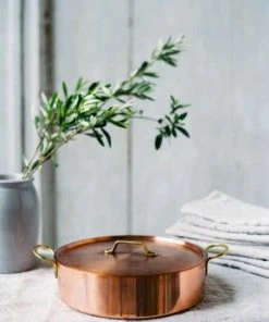 Sautoir Mit Griffen Aus Der Kupfermanufaktur Weyersberg 24 Cm/7 Cm/3,2 L -Wesco store HuetthalerKochbuch Kupfermanufaktur piaclodi 009 2 l