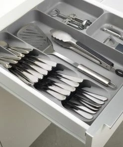 Joseph Joseph Besteckkasten DrawerStore Groß In Grau -Wesco store JJ DrawerStore CutleryUtensilGadgetsOrganiser Grey 85127 IS3