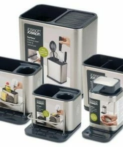 Joseph Joseph Messer- Und Küchenutensilienbehälter Surface In Edelstahl -Wesco store JJ surface group pkg neu 1 l